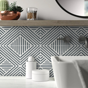 Quadrostyle LINUS GREY Wall Tile and Furniture Vinyl Stickers by Quadrostyle
