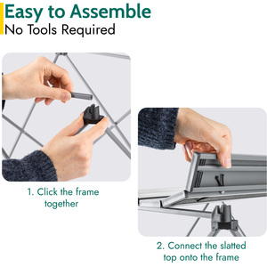 Lightweight Camping Table - Grey / 34cm by Trail