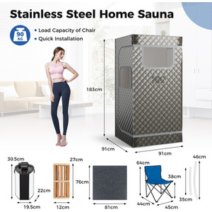 Portable Steam Sauna for Home by GAINOOM