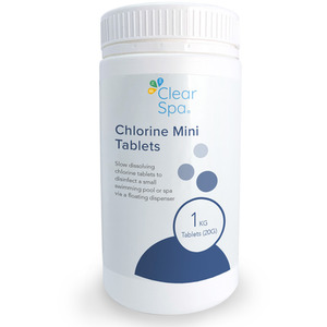 ClearSpa Chlorine Tablets 20g - ClearSpa 1kg Chlorine Tablets / 1kg by ClearSpa