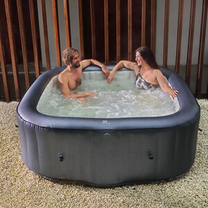 Otium 6 Person Hydrojet Spa - Grey by Mspa