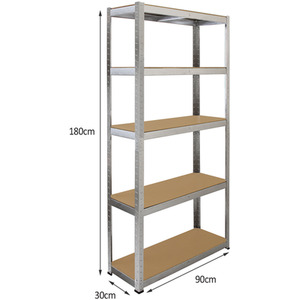 3 x Galvanised Racking E-Rax - Silver by E-Rax