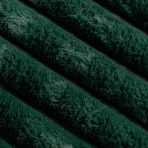 Faux Fur Thick Rib Throw by OHS