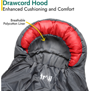 XL Hooded Sleeping Bag 2-3 Season by Trail