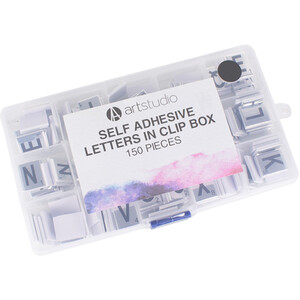 Self-Adhesive Letters In Clip Box by artstudio