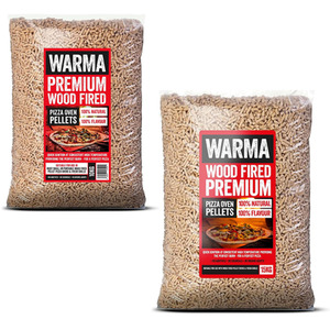 Pizza Oven Cooking Wood Pellets 25kg - Neutral by Warma