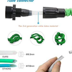 Expandable Garden Hose with 7 Pattern Spray Nozzle by Leaper