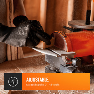 Electric Belt and Disc Sander - Orange by VonHaus