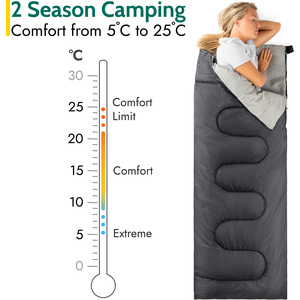 Single 200 GSM Envelope Sleeping Bag - Charcoal by Trail