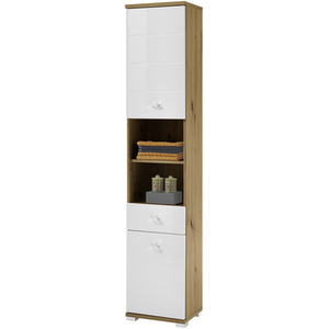 Pool Tall Cabinet - White by Julian Bowen