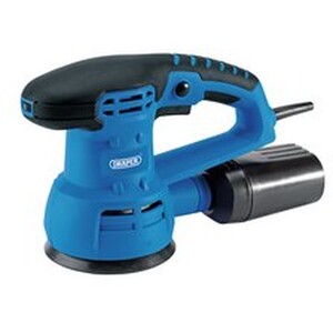Draper 125mm Random Orbit Sander (430W) - Blue, Black by Draper
