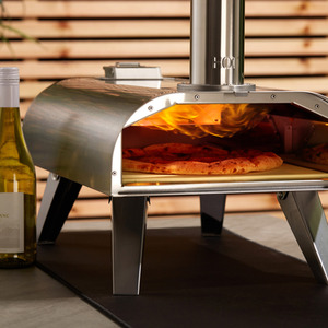Tabletop Pizza Oven Outdoor - Silver by VonHaus