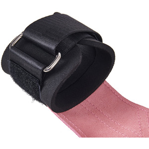 Wrist Straps Weight Lifting Gloves - Pink+Black by Livingandhome