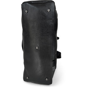 Premium PU Leather Duffel Bag and Holdall - Black / 1.34kg by SYED JEE