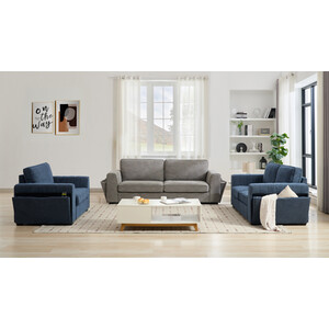 Matilda 3-Seater Sofa - Grey