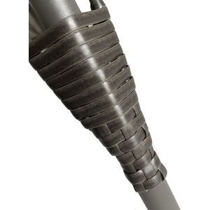 PE Rattan Egg Teardrop Cuddle Chair - Grey by Furniture One