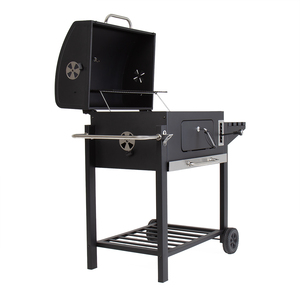 American Large Portable Grill Charcoal BBQ - Black by Charles Bentley