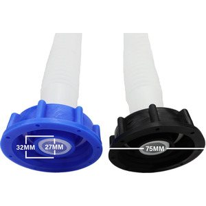 Din61 S60x6 (2 inch) Female to Long Spout - White by DNA PACKAGING LTD