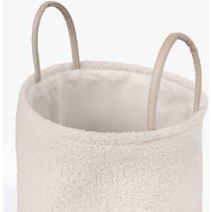 Boucle Storage Basket - Cream by OHS