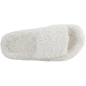 Soft Plush Open-Toe Cotton Slippers by Livingandhome