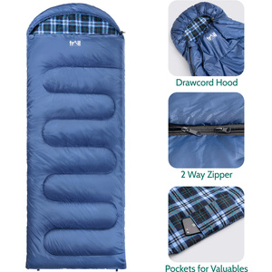 Premium Single Sleeping Bag - Blue by Trail
