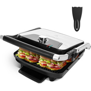 4 Slice Panini Sandwich Toaster - Black by Aigostar