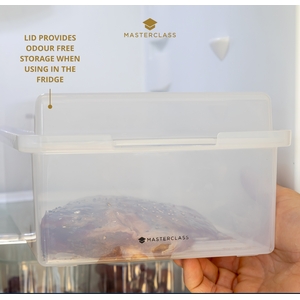 MasterClass Marinade Tray with Lid - Clear by MASTERCLASS
