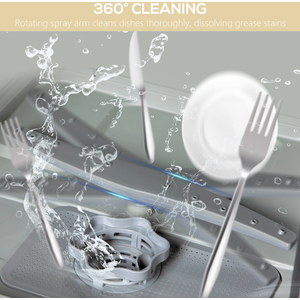 HOMCOM Table Top Dishwasher with 4 Settings by HOMCOM