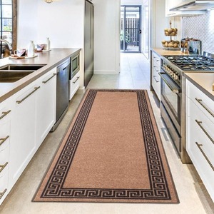 Nonslip Greekey Gel Door Mats by Smart Living