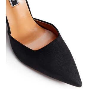 Pointed Toe Ankle Strap Heels by komore