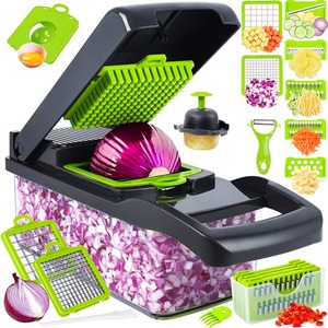 14-in-1 Kitchen Tool Food Chooper - Grey