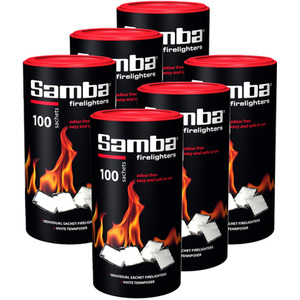Samba Firestarter Firelighters - White / 6 by Samba