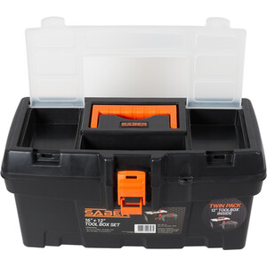 Eco Master Tool Box Set 16in - Black by Saber