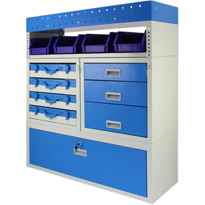 Monster Racking Tempest Metal Van Shelving Bundle - Blue by Monster Racking