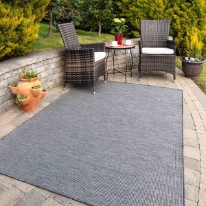 Slate Grey Soft Plastic Value Indoor Outdoor Area Rug by The Rug House