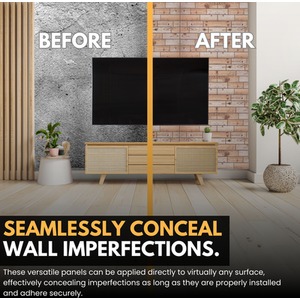 3D Wall Panels (96x48 cm) PVC Cladding Panel Wooden Design by NOVECRAFTO