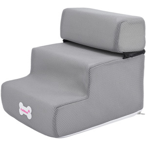 WhiskerJoy 3 Step Pet Stairs by WhiskerJoy