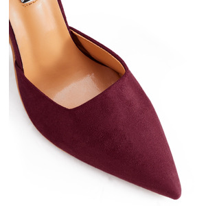 Pointed Toe Ankle Strap Heels by komore