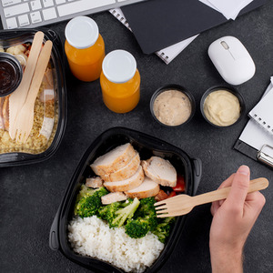 17cm Disposable Bamboo Cutlery Bulk Sets by EcoLux