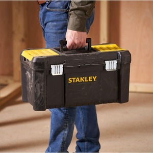 Tool Box Metal Latches Organiser - Black