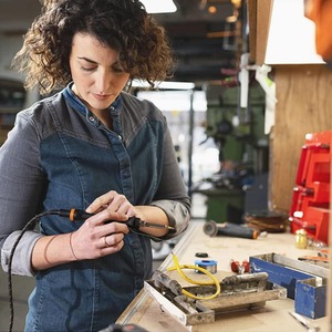 20V Wood and Metal Crafter Soldering Kit - Black by WORX