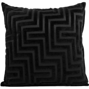 Pack of 2 Arlo Velvet Cushion Covers - Black by Divante