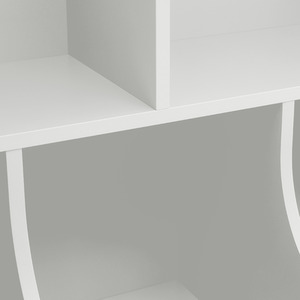 2-Tier Open Style Toy Storage Organizer with Bookcase by Livingandhome