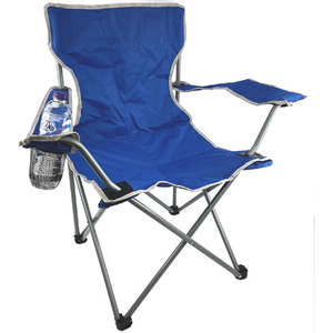 Folding Outdoor Camping Fishing Garden Chair - Blue by Faboer