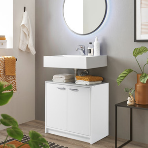 Smash Under Sink Cabinet - White by Julian Bowen