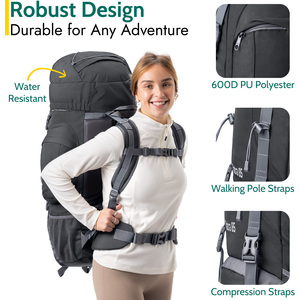 Tatra Hiking Backpack - Black / 80cm by Trail