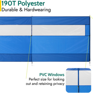 Metal Poled Camping Windbreak by Trail
