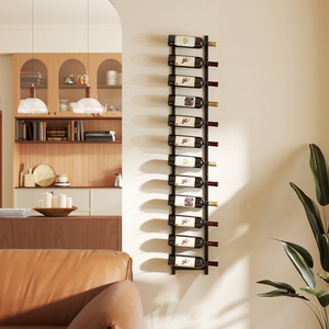 Hanging Wine Display Rack - Black by Costway
