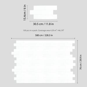 Glossy 3D Tile Stickers by WALPLUS