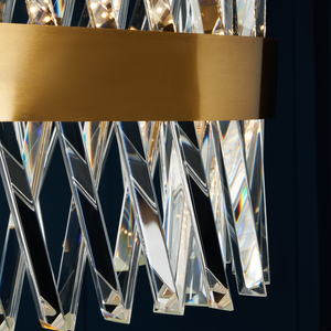 Visconte Cetara Chandelier - Brass by Litecraft